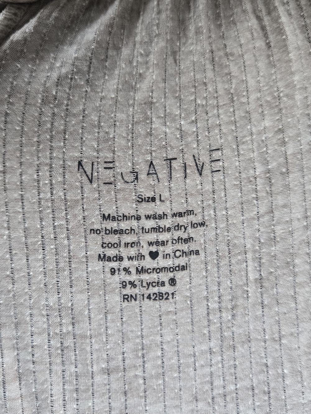 Negative Whipped Track Pant L in Sand - Picture 7 of 8